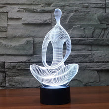 Load image into Gallery viewer, Acrylic 7 Color Changing 3D LED table light