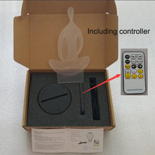 Load image into Gallery viewer, Acrylic 7 Color Changing 3D LED table light