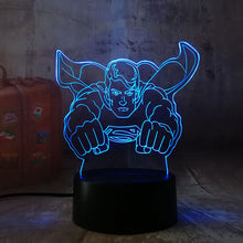Load image into Gallery viewer, Cool Marvel Super Hero Spider iron Man Hulk Deadpool Lamp