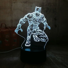 Load image into Gallery viewer, Cool Marvel Super Hero Spider iron Man Hulk Deadpool Lamp