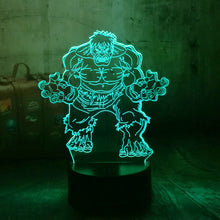Load image into Gallery viewer, Cool Marvel Super Hero Spider iron Man Hulk Deadpool Lamp