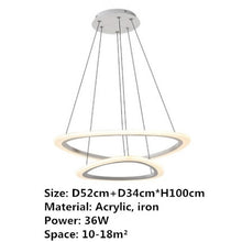 Load image into Gallery viewer, Modern Led loft illumination nordic suspension luminaire Pendant Lights