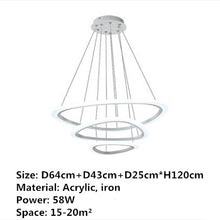 Load image into Gallery viewer, Modern Led loft illumination nordic suspension luminaire Pendant Lights
