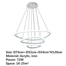 Load image into Gallery viewer, Modern Led loft illumination nordic suspension luminaire Pendant Lights