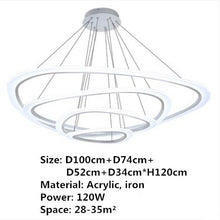Load image into Gallery viewer, Modern Led loft illumination nordic suspension luminaire Pendant Lights