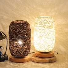 Load image into Gallery viewer, Wood Rattan Twine Ball Lights