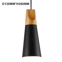Load image into Gallery viewer, Modern Pendant Light Aluminum Wooden Pendant lamp