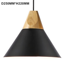 Load image into Gallery viewer, Modern Pendant Light Aluminum Wooden Pendant lamp