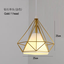 Load image into Gallery viewer, Vintage Pendant Light loft pyramid