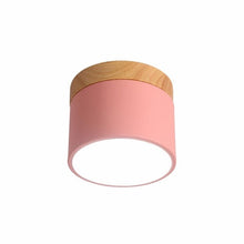 Load image into Gallery viewer, Modern Ceiling Lights Nordic Iron+wood Ceiling Lamp