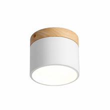 Load image into Gallery viewer, Modern Ceiling Lights Nordic Iron+wood Ceiling Lamp