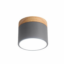 Load image into Gallery viewer, Modern Ceiling Lights Nordic Iron+wood Ceiling Lamp