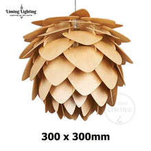 Load image into Gallery viewer, Nordic Modern OAK Wooden Pine Cone led Pendant Lights