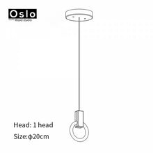 Load image into Gallery viewer, Modern LED chandelier nordic pendant lamp