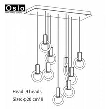 Load image into Gallery viewer, Modern LED chandelier nordic pendant lamp