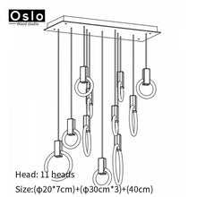 Load image into Gallery viewer, Modern LED chandelier nordic pendant lamp