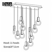Load image into Gallery viewer, Modern LED chandelier nordic pendant lamp