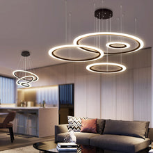 Load image into Gallery viewer, Light ring fashion round LED Pendant Lamp