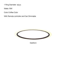Load image into Gallery viewer, Light ring fashion round LED Pendant Lamp
