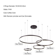 Load image into Gallery viewer, Light ring fashion round LED Pendant Lamp