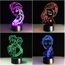 Load image into Gallery viewer, Elsa Girl Lamp