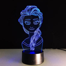 Load image into Gallery viewer, Elsa Girl Lamp