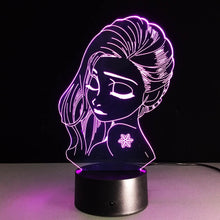 Load image into Gallery viewer, Elsa Girl Lamp