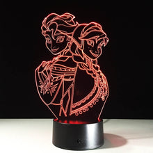 Load image into Gallery viewer, Elsa Girl Lamp
