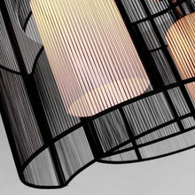 Load image into Gallery viewer, LukLoy Black / White Modern LED Ceiling Bedroom Lamp