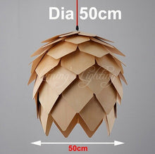 Load image into Gallery viewer, Modern Art OAK Wooden Pinecone Pendant Lights