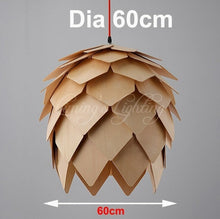 Load image into Gallery viewer, Modern Art OAK Wooden Pinecone Pendant Lights